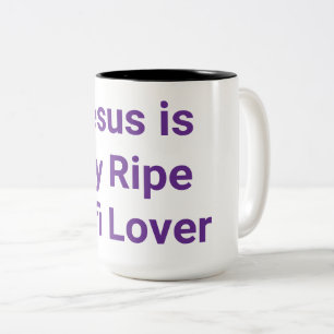 Caneca De Café Em Dois Tons Jesus é Meu Amante Sufi Maduro Hankamer Artjunkhau