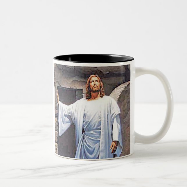 Caneca De Café Em Dois Tons Jesus me ama 6 (Direita)