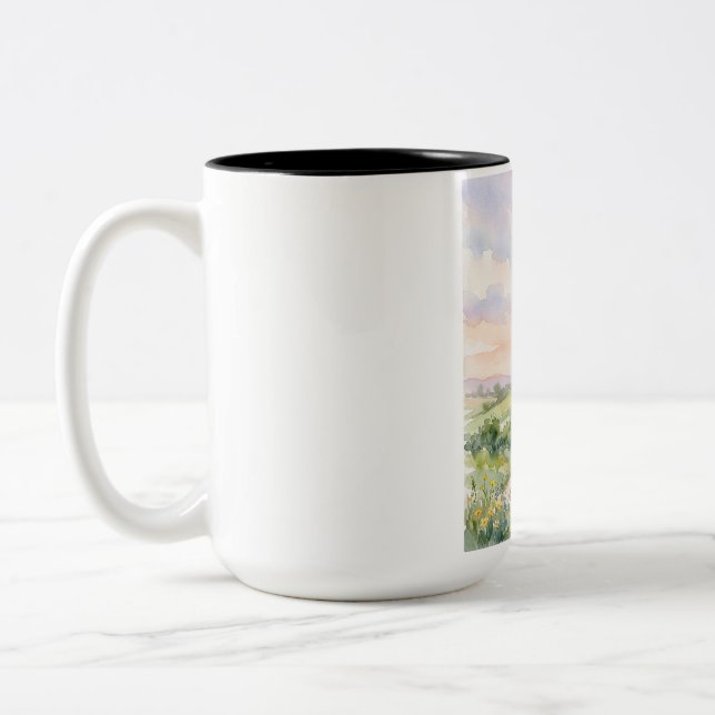 Caneca De Café Em Dois Tons Jesus o Bom Pastor (Esquerda)