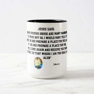 CANECA DE CAFÉ EM DOIS TONS JESUS SAID