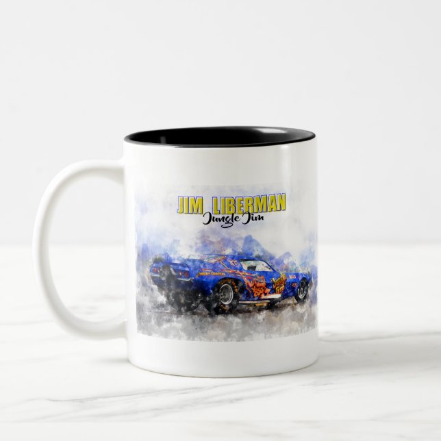 Caneca De Café Em Dois Tons Jim Liberman Jungle Jim Titel (Esquerda)