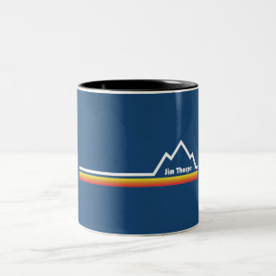 Caneca De Café Em Dois Tons Jim Thorpe Pensilvânia