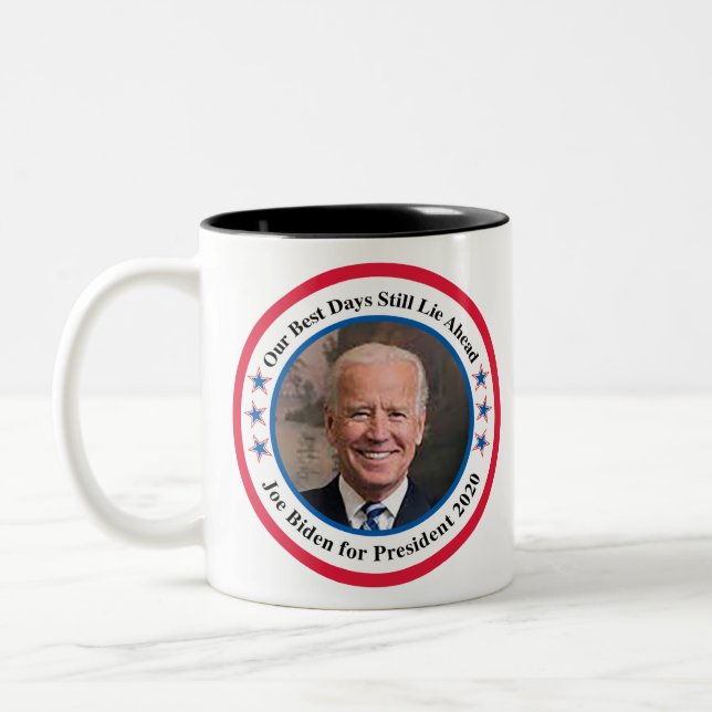 Caneca De Café Em Dois Tons Joe Biden (Esquerda)
