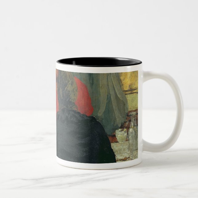 Caneca De Café Em Dois Tons Jogadores de cartão, 1883 (Direita)