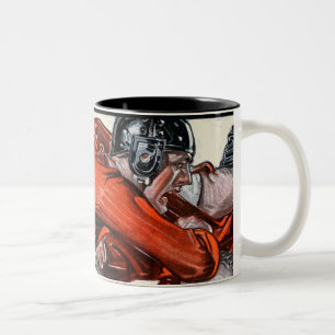 Caneca De Café Em Dois Tons Jogadores de futebol