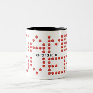 Caneca De Café Em Dois Tons Jogo De Vídeo De Jogos Sobre A Inscrição Do Jogado