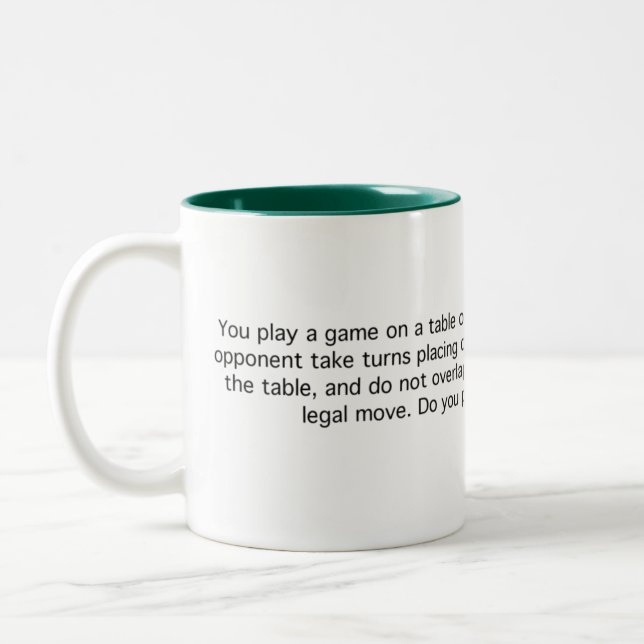 Caneca De Café Em Dois Tons Jogo dos quartos (Esquerda)
