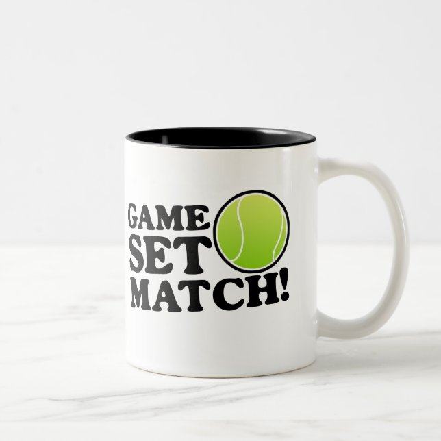 Caneca De Café Em Dois Tons Jogo, grupo, fósforo (Direita)