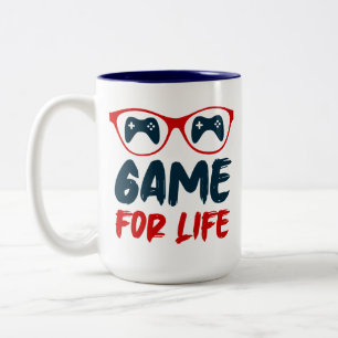 Caneca De Café Em Dois Tons Jogo para jogos vitais