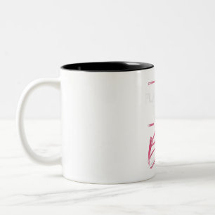 Caneca De Café Em Dois Tons Jogue Tênis Mesa Como Uma Dama De Chefe Poder De