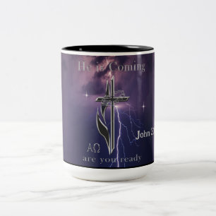 Caneca De Café Em Dois Tons John 3:16