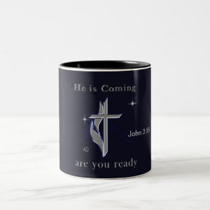 Caneca De Café Em Dois Tons John 3:16