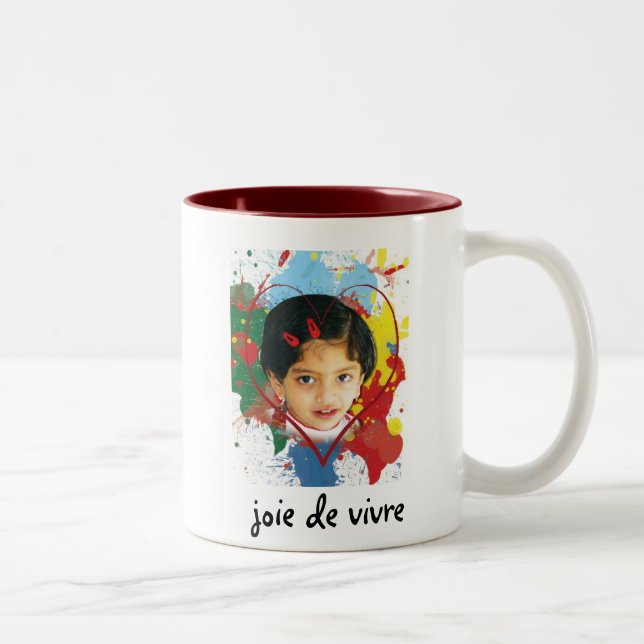 Caneca De Café Em Dois Tons joie de vivre (Direita)