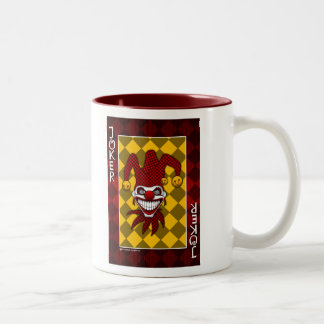 Caneca De Café Em Dois Tons Joker Card Mug