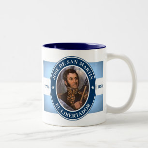Caneca De Café Em Dois Tons Jose de San Martin