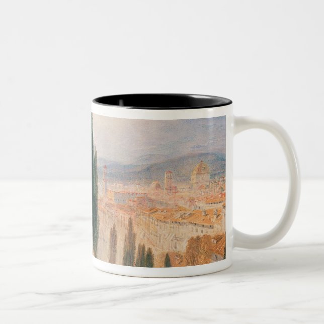 Caneca De Café Em Dois Tons Joseph Mallord William Turner | Florença de (Direita)