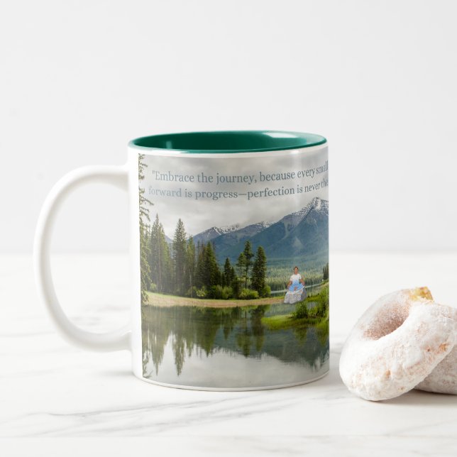 Caneca De Café Em Dois Tons Journey Brew (Com Donut)