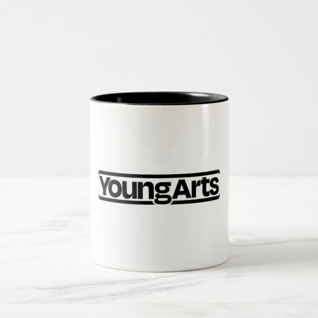 Caneca De Café Em Dois Tons JovemArts Café Mug (Centro)