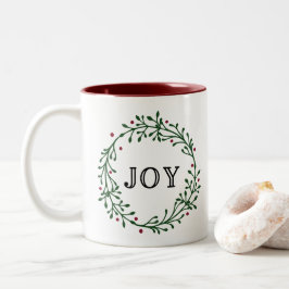 Caneca De Café Em Dois Tons Joy