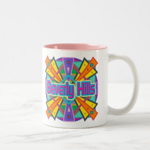 Caneca De Café Em Dois Tons Joy Design "Beverly Colinas" Mug Cup