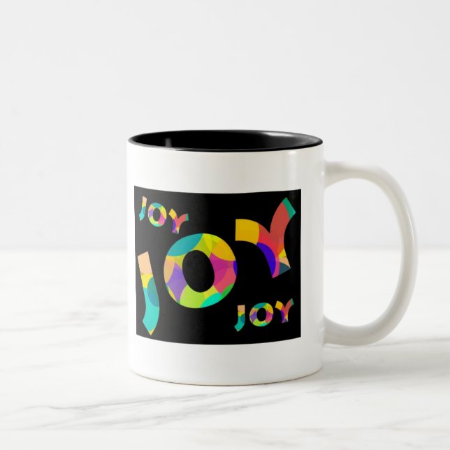 Caneca De Café Em Dois Tons Joy Morphing Coffee Mug (Direita)