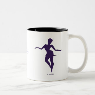 Caneca De Café Em Dois Tons JP MAROU Dancing the night Away coffee mug