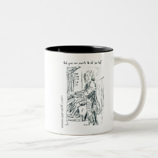 Caneca De Café Em Dois Tons JS Bach 1