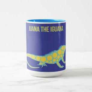 Caneca De Café Em Dois Tons Juana a Iguana 