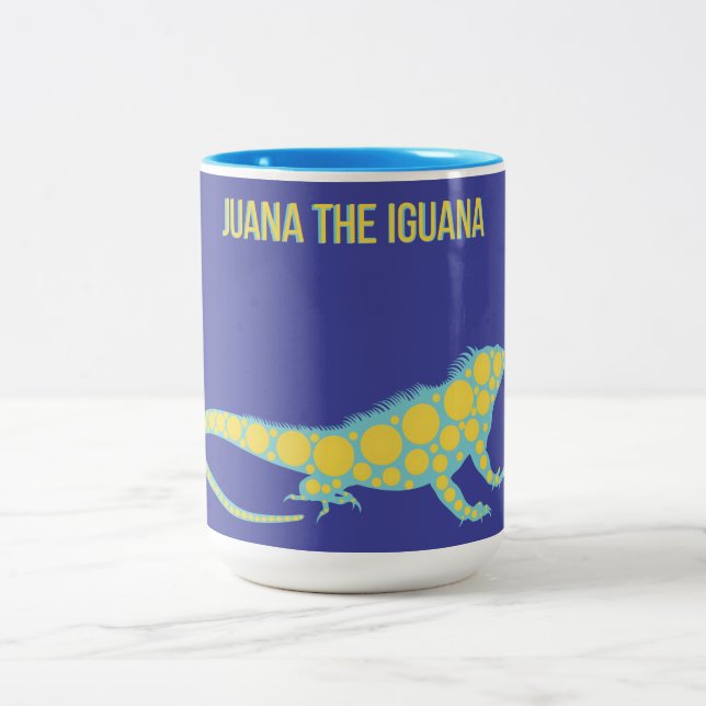 Caneca De Café Em Dois Tons Juana a Iguana  (Centro)