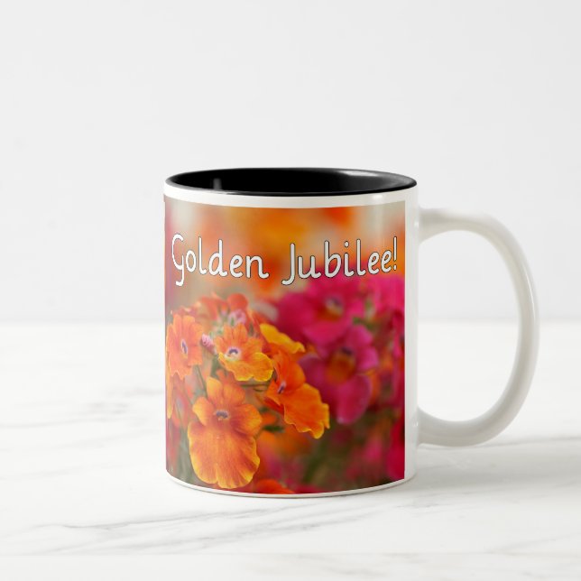 Caneca De Café Em Dois Tons Jubileu das freiras 50th--Presentes do design (Direita)