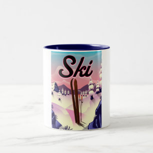 Caneca De Café Em Dois Tons Jungfraujoch, Alps Jungfraujoch Bernese