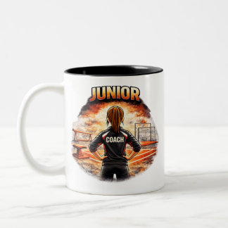 Caneca De Café Em Dois Tons Junior Coach Mug - Gymnastics Gift