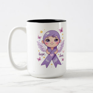 Caneca De Café Em Dois Tons Juntos para uma Cura