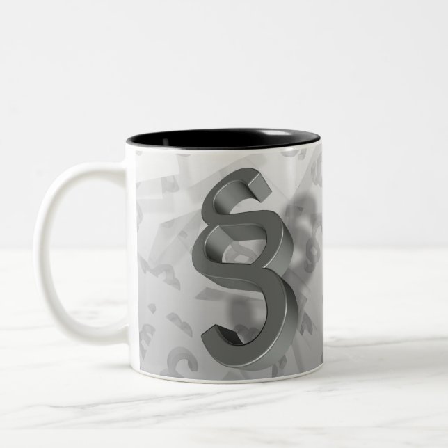 Caneca De Café Em Dois Tons Justiça 20161102 (Esquerda)