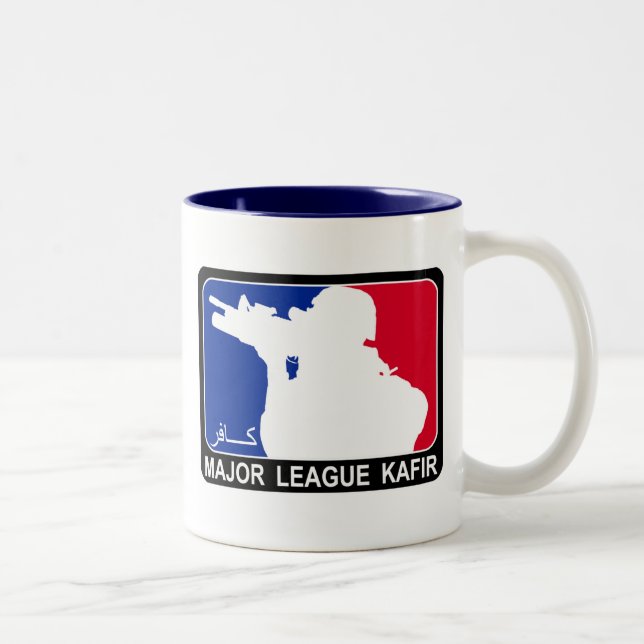 Caneca De Café Em Dois Tons Kafir de MajorLeague/caneca de café infiel (Direita)