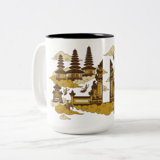 Caneca De Café Em Dois Tons Kahyangan/Céu