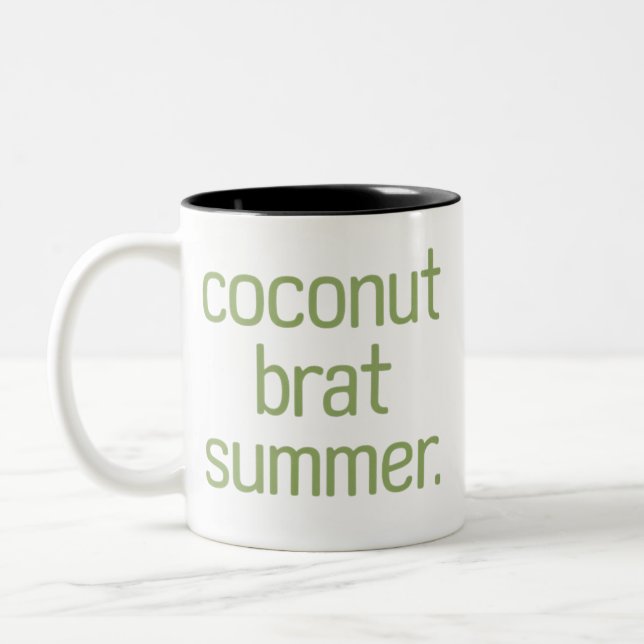 Caneca De Café Em Dois Tons Kamala Harris Bunda de Coco Verão 2024  (Esquerda)