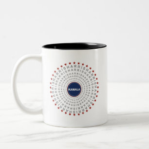 Caneca De Café Em Dois Tons KAMALA HARRIS Ecos da Mudança