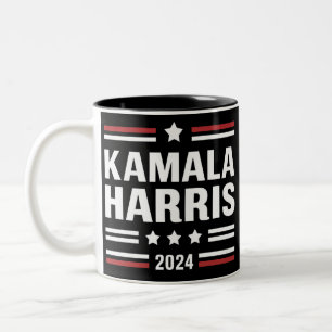 Caneca De Café Em Dois Tons Kamala Harris para O Povo 2024 Presidente