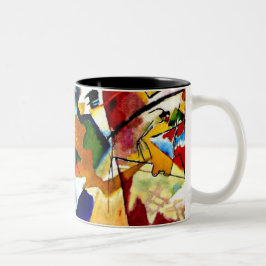 Caneca De Café Em Dois Tons Kandinsky - Pintura com o Green Center