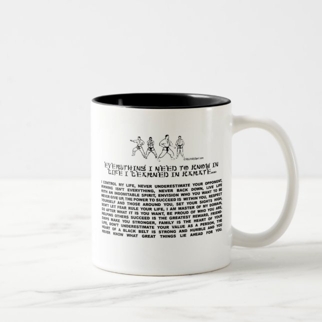 CANECA DE CAFÉ EM DOIS TONS KARATÉ (Direita)