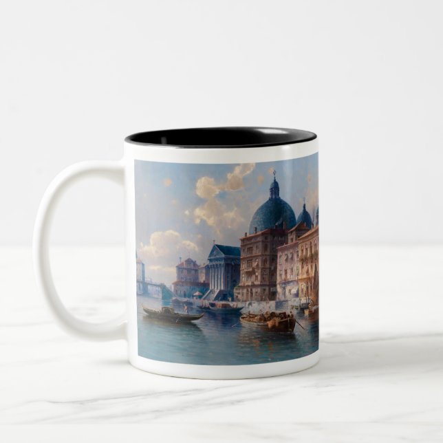 Caneca De Café Em Dois Tons Karl Kaufmann venice (Esquerda)