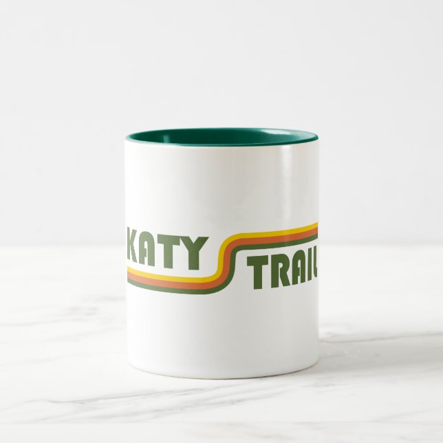 Caneca De Café Em Dois Tons Katy Trail Missouri (Centro)