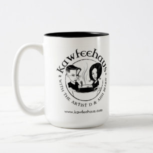 Caneca De Café Em Dois Tons kawfehaus