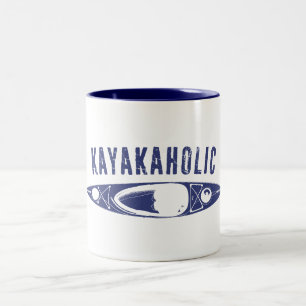 Caneca De Café Em Dois Tons Kayakaholic
