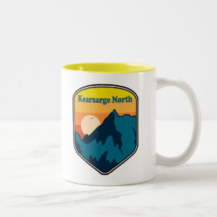 Caneca De Café Em Dois Tons Kearsarge North New Hampshire Nascer do Sol