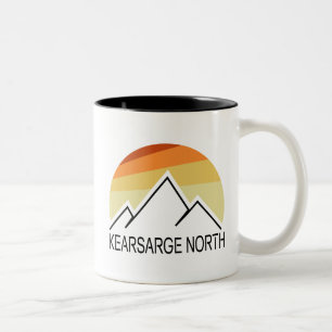 Caneca De Café Em Dois Tons Kearsarge North New Hampshire Retro