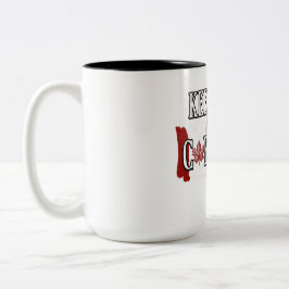 Caneca De Café Em Dois Tons Keep Calm and Carney On