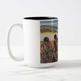 Caneca De Café Em Dois Tons Kemit Warriors Mug