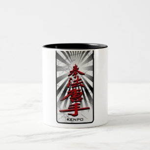 Caneca De Café Em Dois Tons Kenpo-Karate-3D